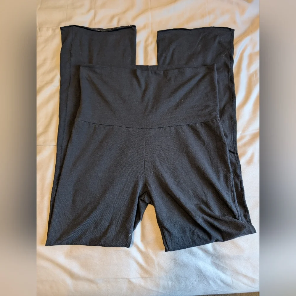 NWT SKIMS Cotton Jersey Fold Over Pants LARGE - Picture 4 of 5